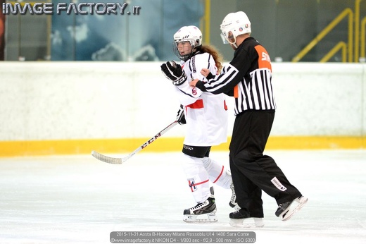 2015-11-21 Aosta B-Hockey Milano Rossoblu U14 1400 Sara Conte